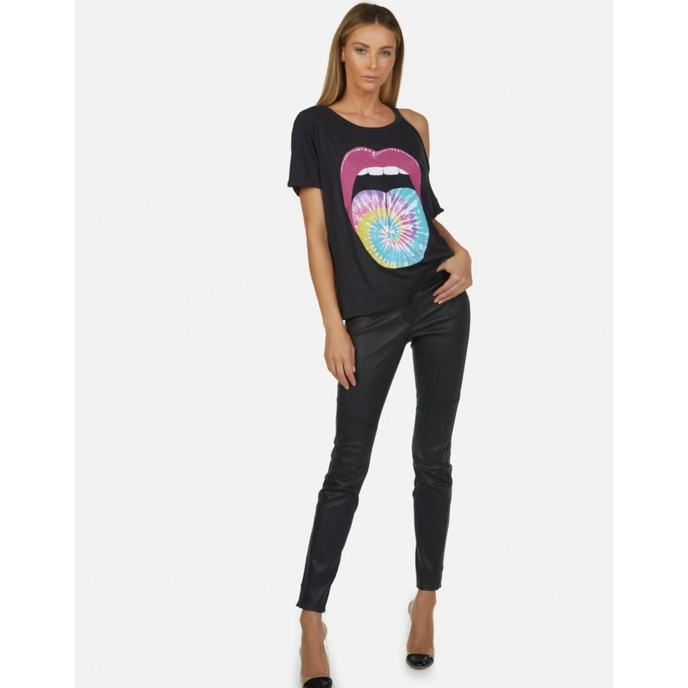 LAUREN MOSHI // ltd ed amara journey departure symmetric shoulder cut out tee - Picture 7 of 15